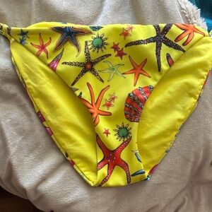 Versace Tresor La Mer Yellow Starfish Bikini Bottom